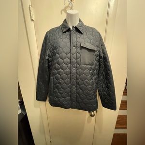 Mens Original Penguin Navy Quilted Light Weight Jacket Size Small